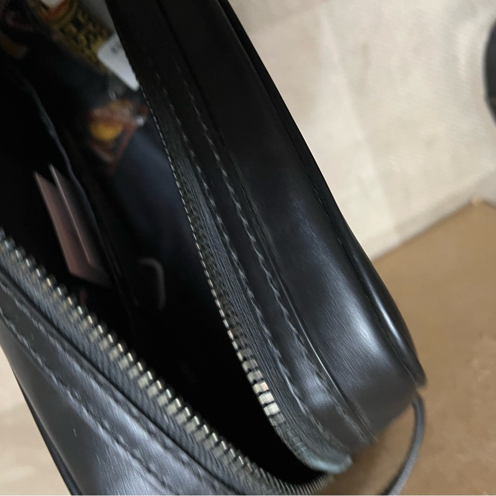 Black Leather Men's Bag
